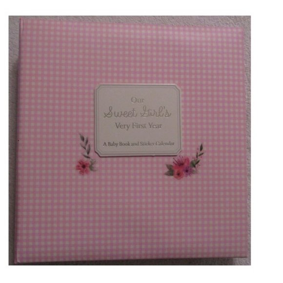 Hallmark | Other | Hallmark Baby Girl Baby Book Sticker Calendar | Poshmark